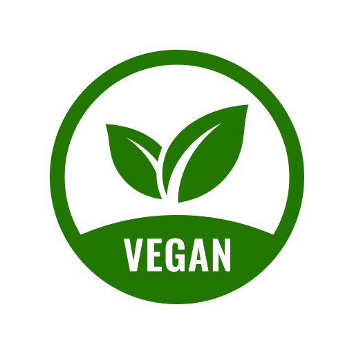 vegan logo green leaf icon
