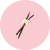 vanilla beans icon pink background