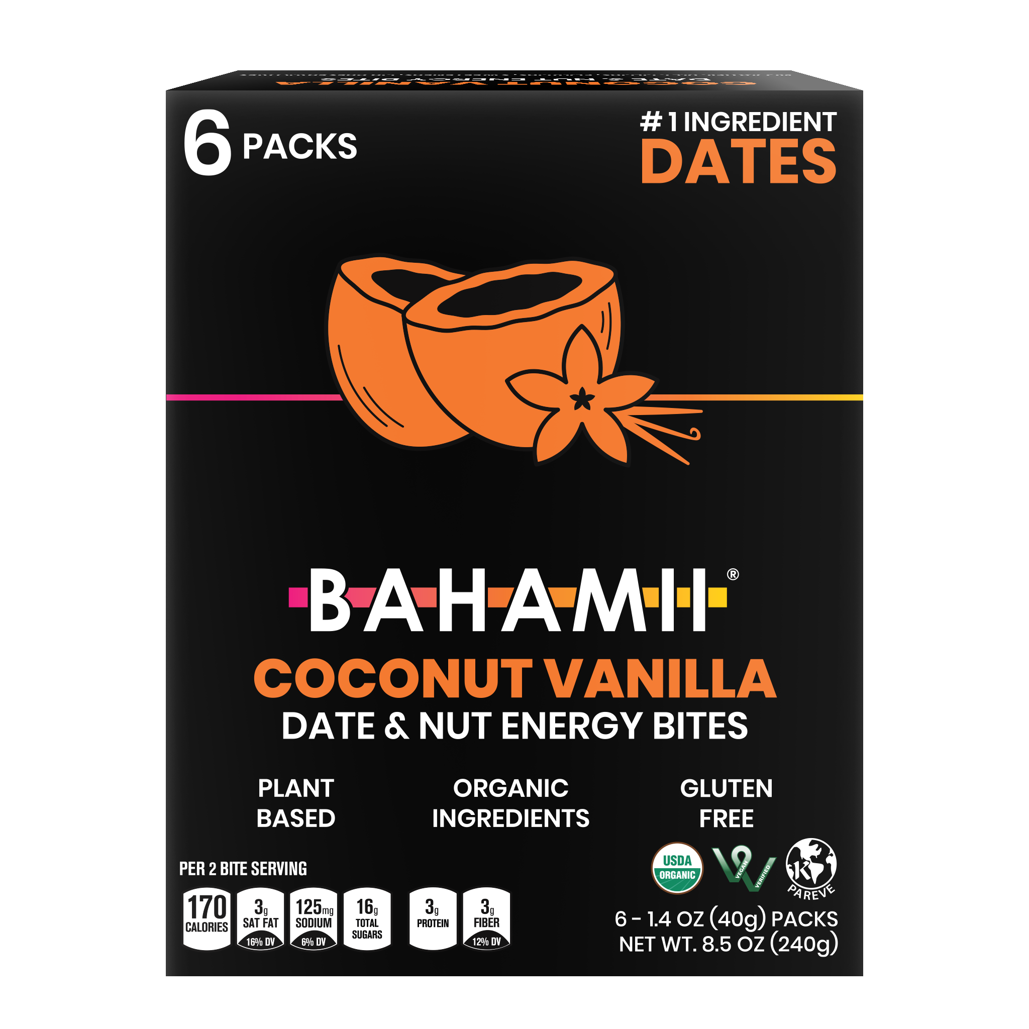 Coconut Vanilla (Pack of 6)