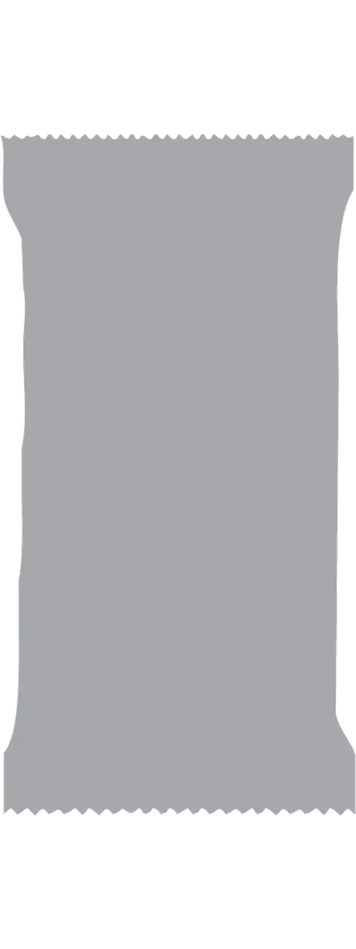 blank silver snack packaging pouch mockup